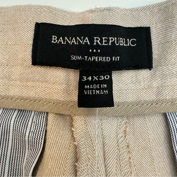 Banana  Republic Grayson Tailored Fit Tan Pants - Picture 6 of 7